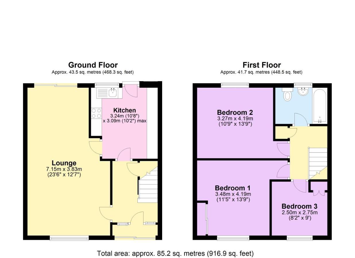 Apartment Spacious Luxury 3 Bed House, Private Parking, Sleeps 8, By Empower Homes *